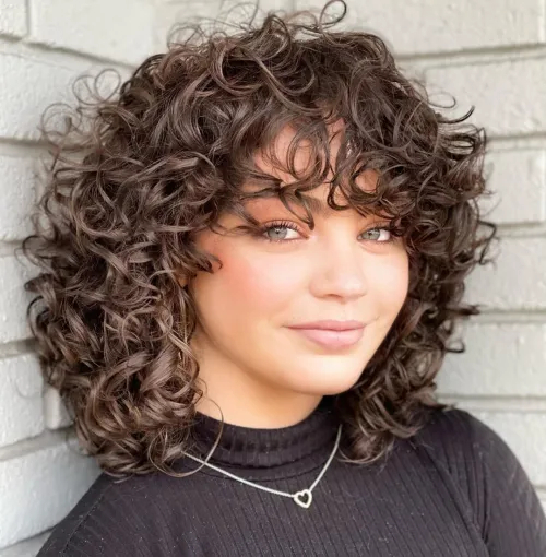 curly bangs