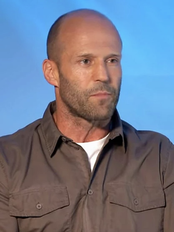 jason statham bald with stubble