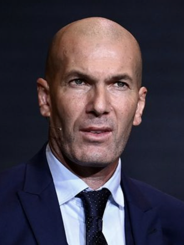 zidane bald celebrity